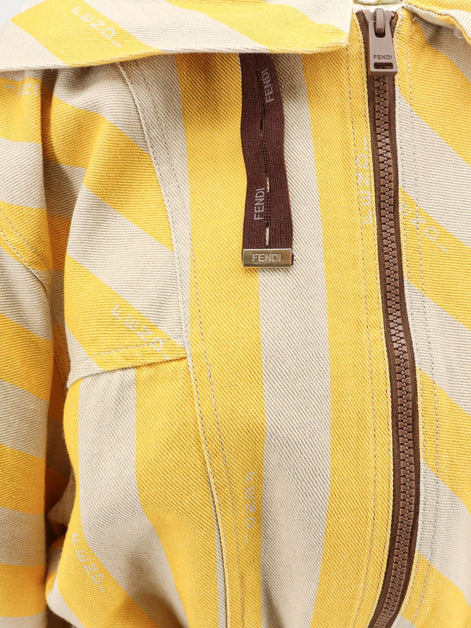 Fendi Cotton and linen jacket