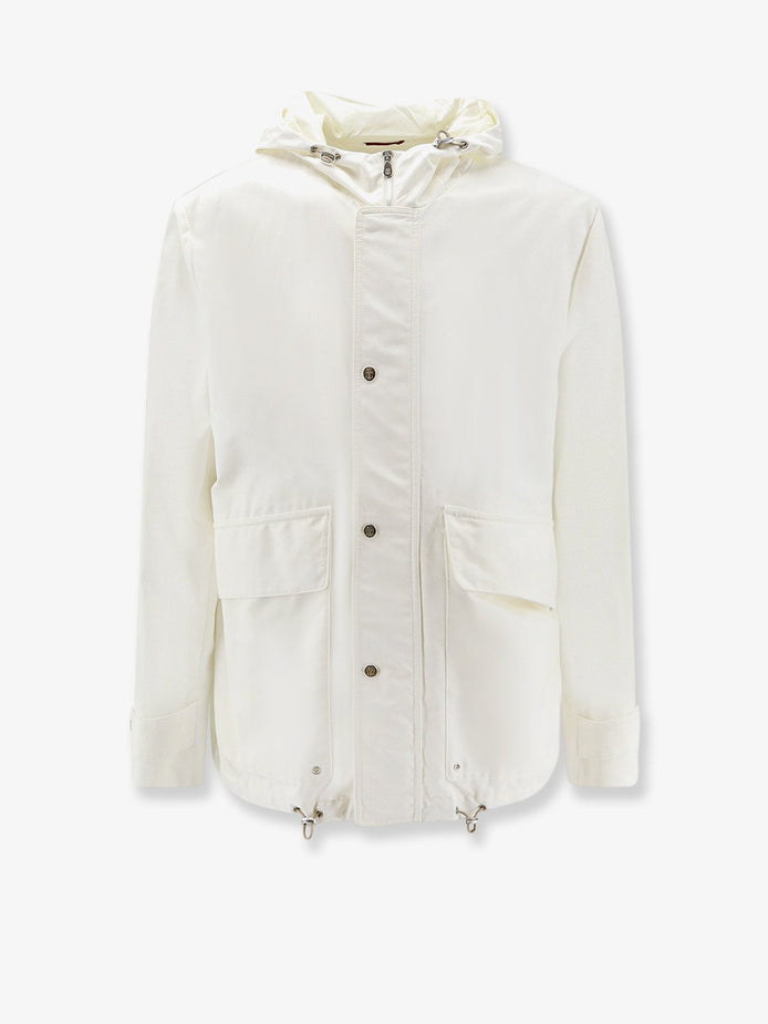Cotton and nylon blend jacket