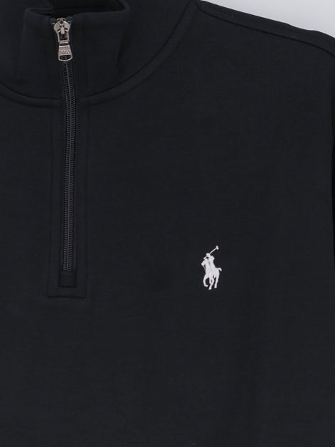 Cotton and recycled polyester sweatshirt