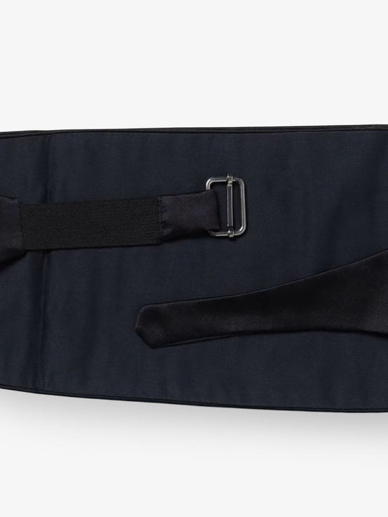 Cotton and silk cummerbund
