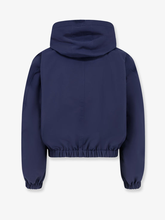 Celine Cotton blend hooded jacket