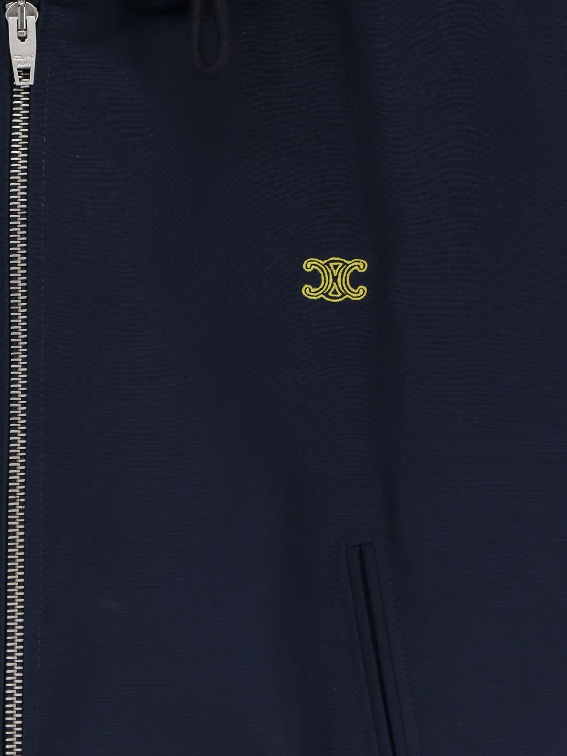 Cotton blend jacket with Logo
