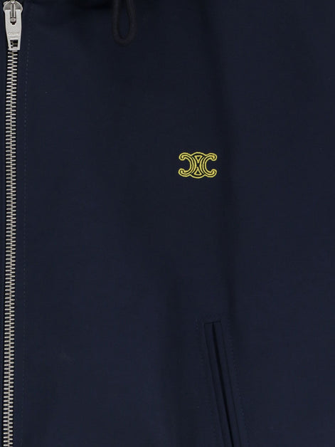 Cotton blend jacket with Logo