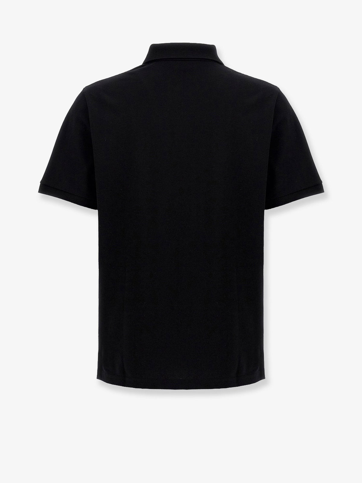 Saint Laurent Cotton blend polo shirt with Cassandre embroidery