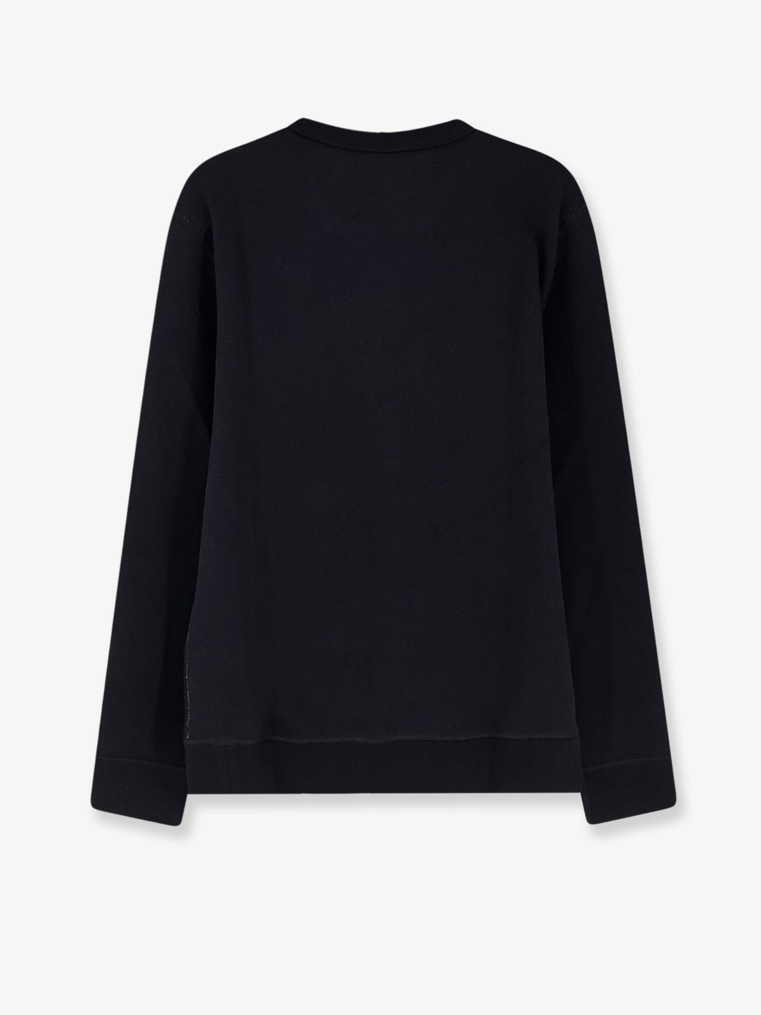 Cotton blend sweatshirt with front embroidered logo