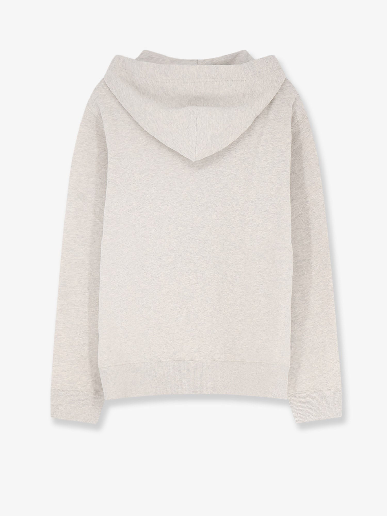 Cotton blend sweatshirt with hood