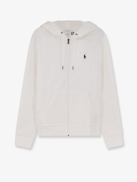 Cotton blend sweatshirt with iconic logo