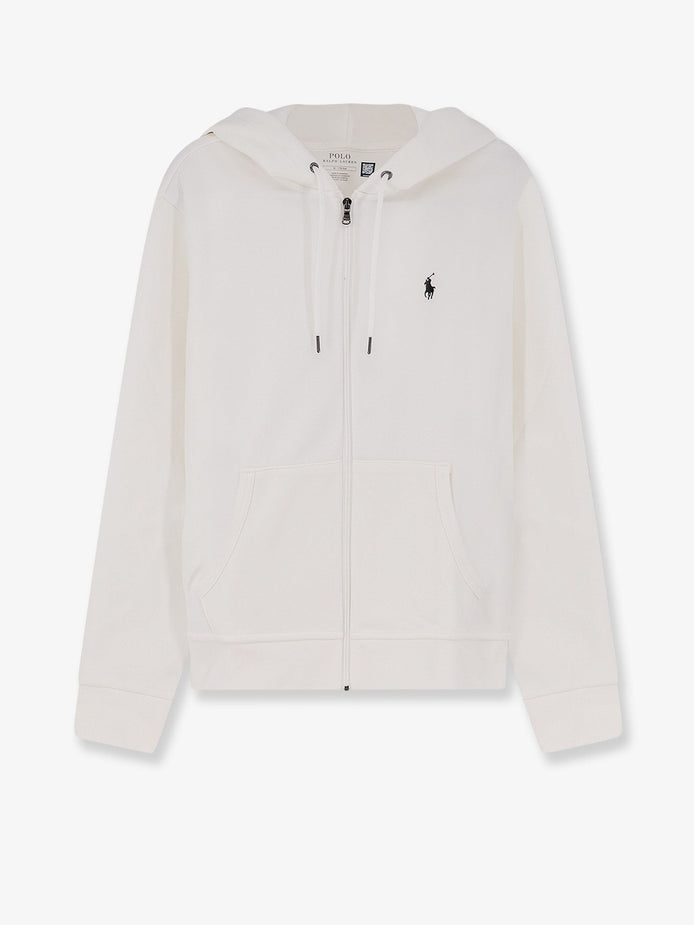 Cotton blend sweatshirt with iconic logo