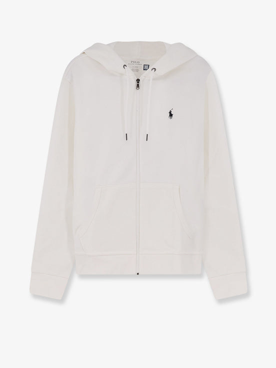Cotton blend sweatshirt with iconic logo