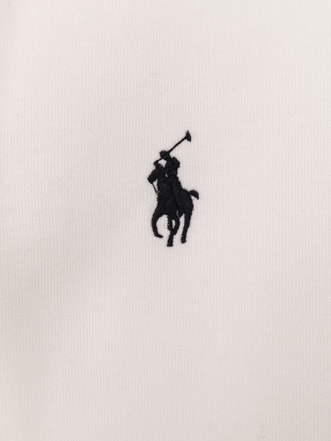 Cotton blend sweatshirt with iconic logo