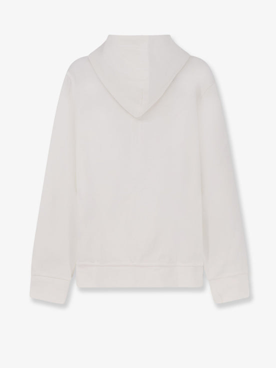 Cotton blend sweatshirt with iconic logo