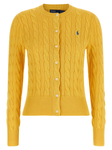 Cotton cable cardigan
