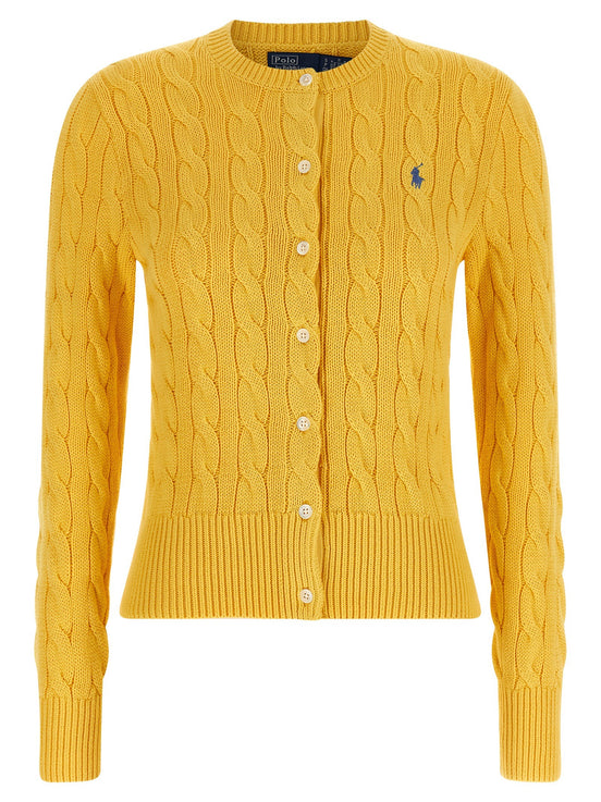 Cotton cable cardigan