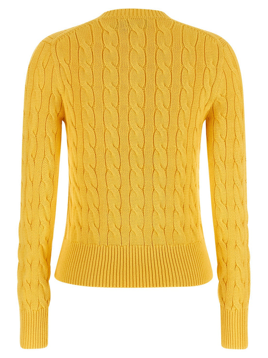 Cotton cable cardigan