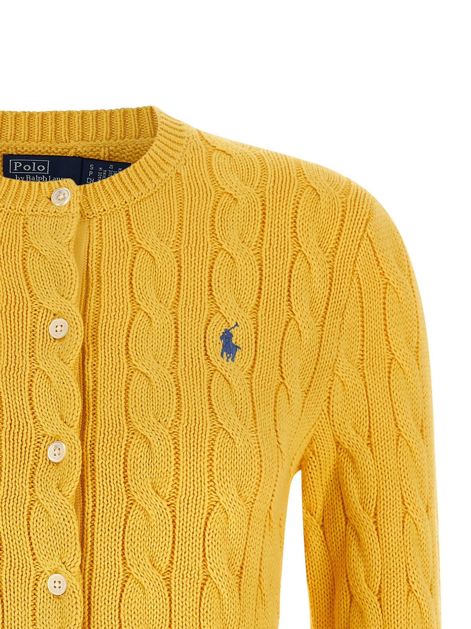 Cotton cable cardigan