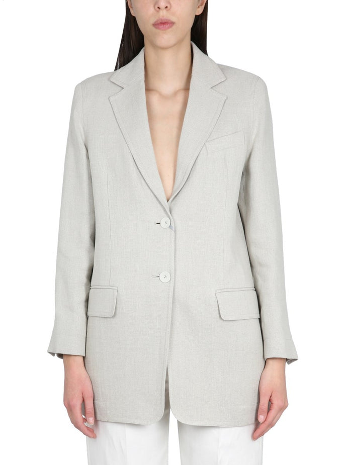 COTTON CRêPE JACKET.