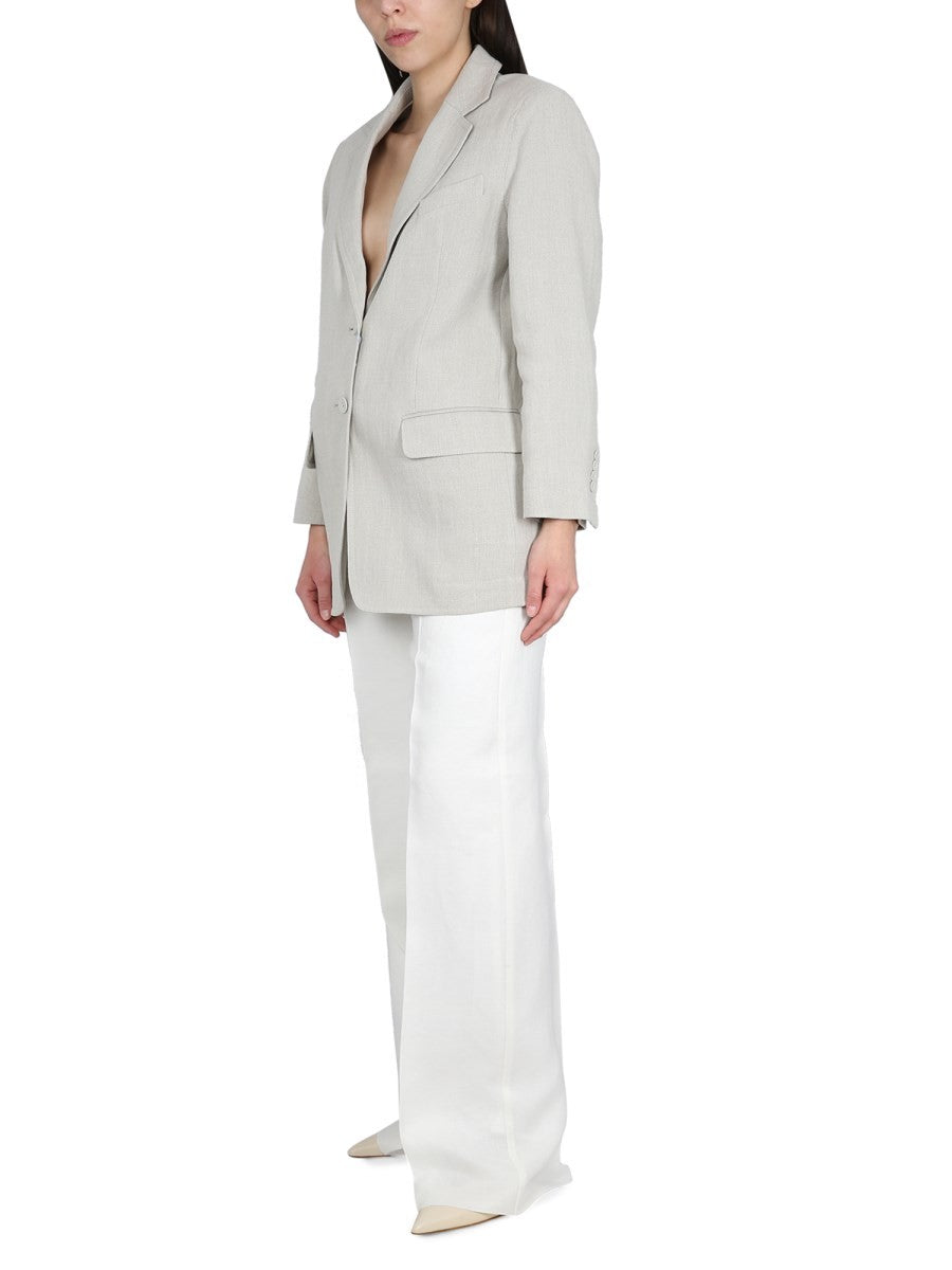 COTTON CRêPE JACKET.