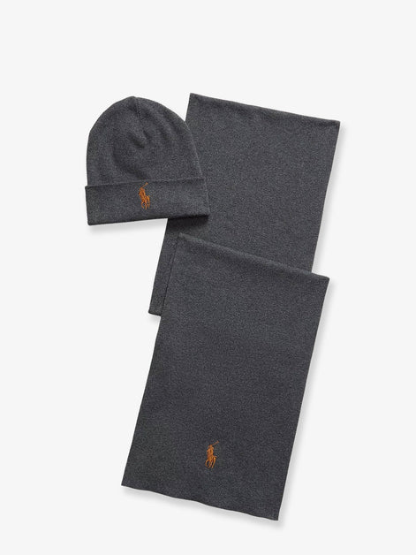 Cotton hat and scarf set