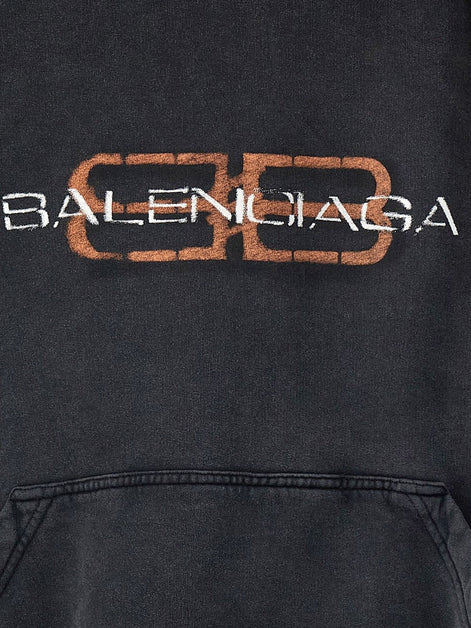 Cotton hooded sweatshirt