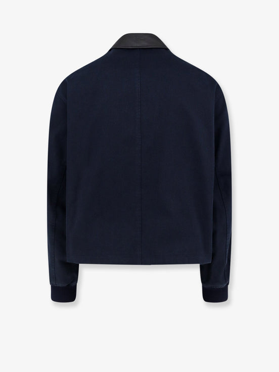 Cotton jacket with CD details