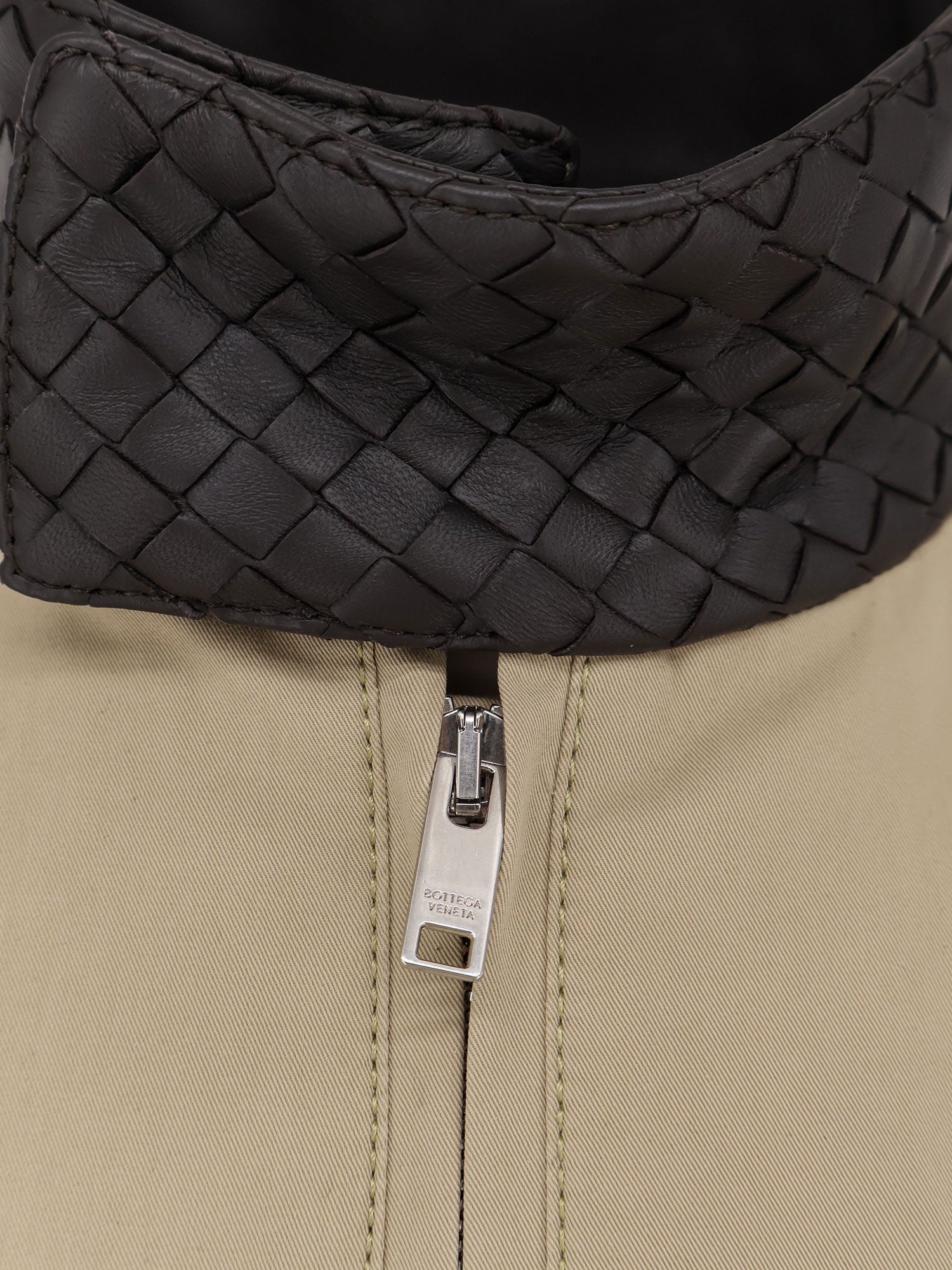 Bottega Veneta Cotton jacket with Intrecciato detail
