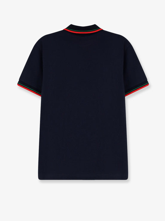 Gucci Cotton polo shirt with embroidered logo on the front