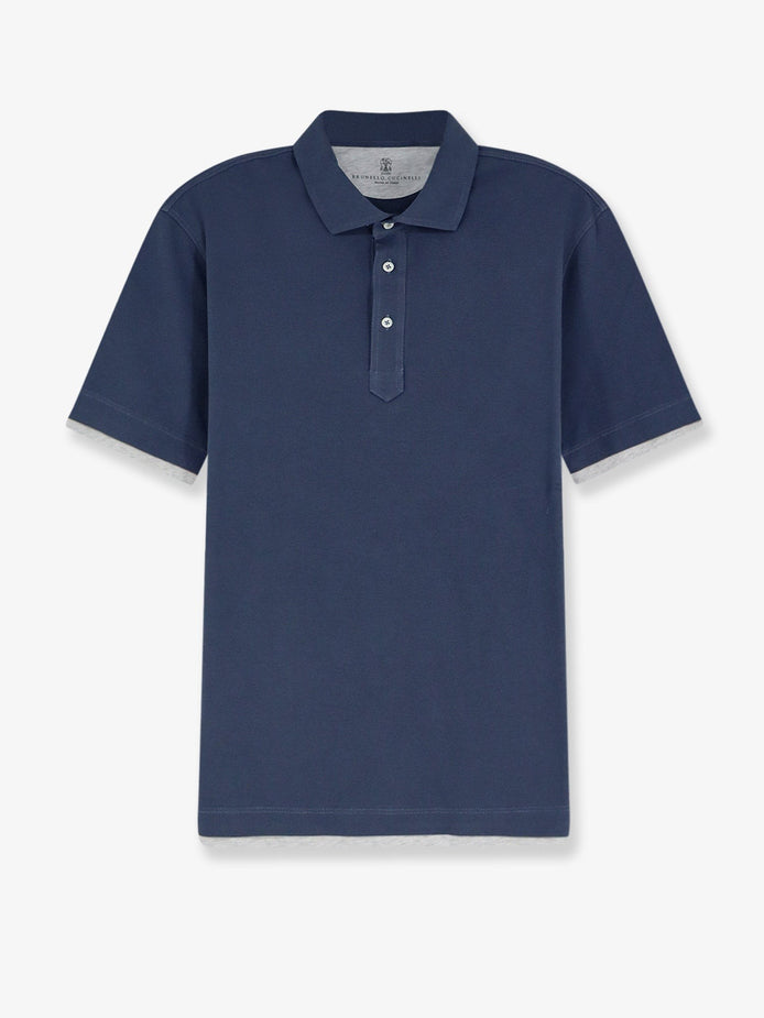 Double layer polo shirt
