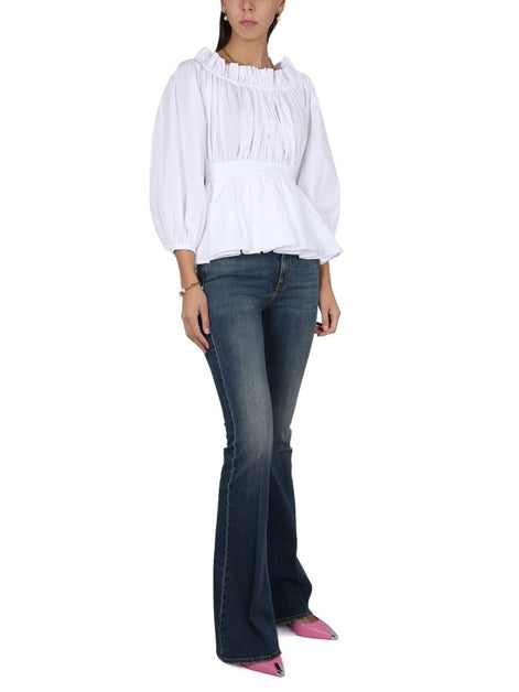 COTTON POPLIN TOP