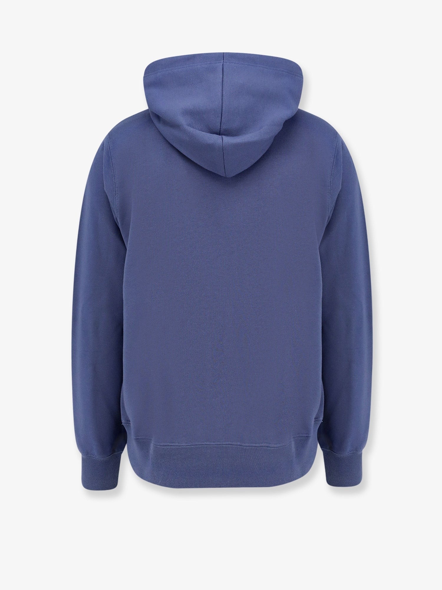 Cotton sweatshirt with embroidered lettering logo
