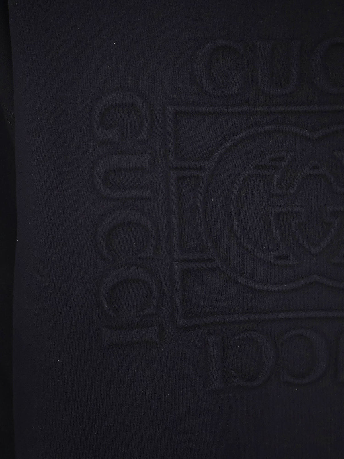 Gucci Cotton sweatshirt with frontal embossed logo
