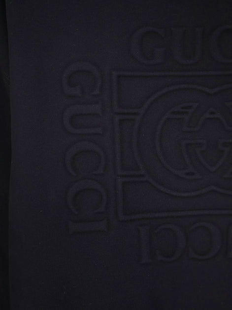 Gucci Cotton sweatshirt with frontal embossed logo