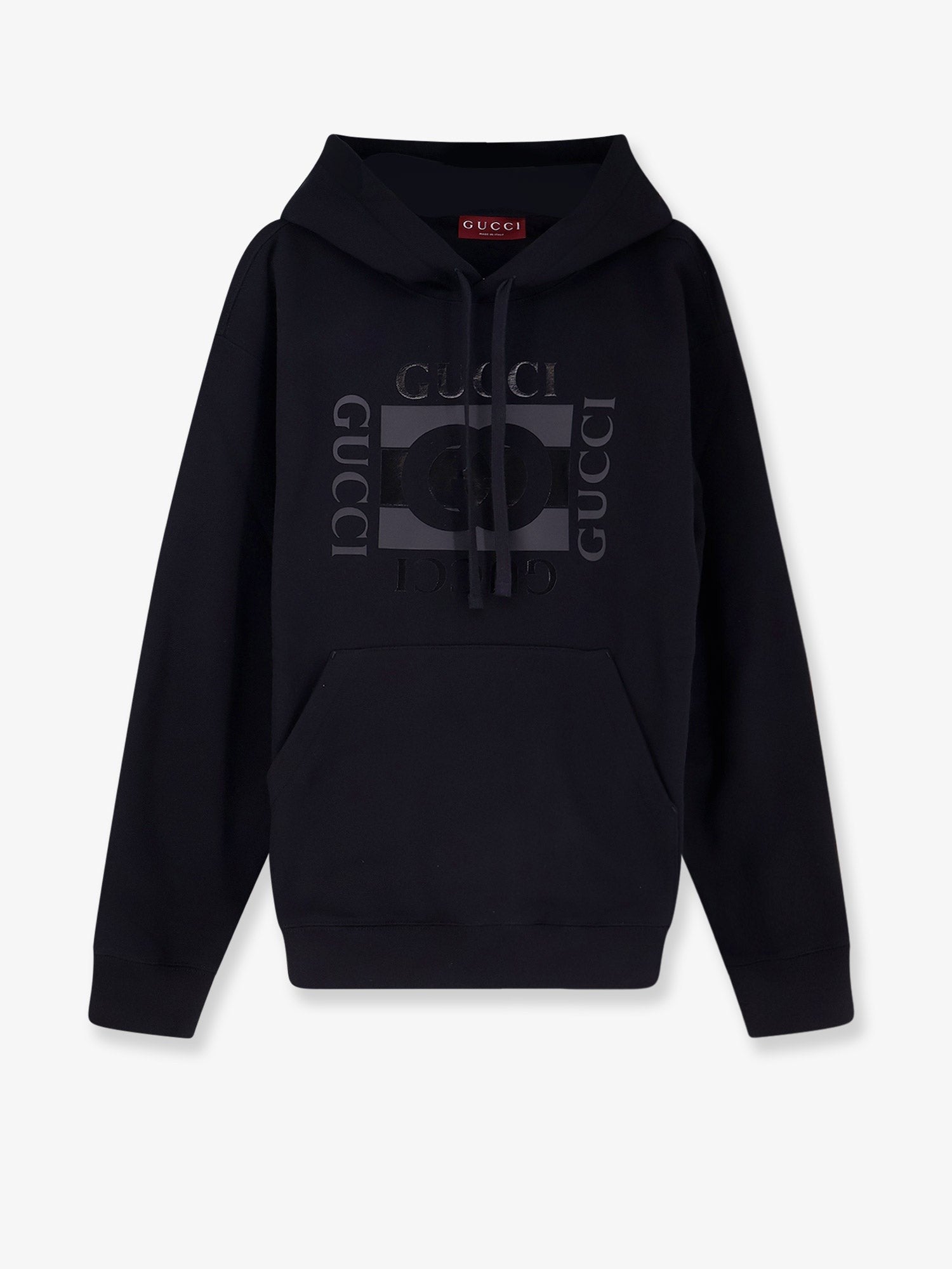 Cotton sweatshirt with GG Incrocio print