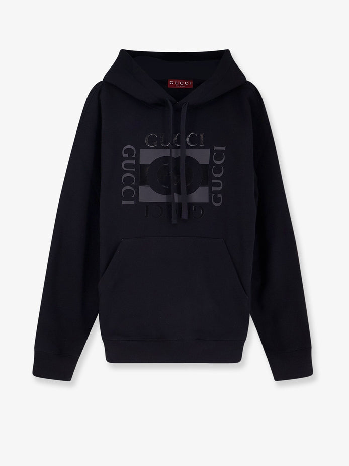 Cotton sweatshirt with GG Incrocio print