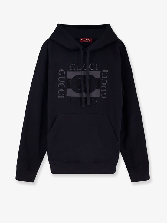 Cotton sweatshirt with GG Incrocio print