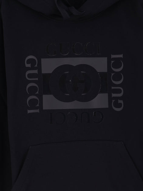 Cotton sweatshirt with GG Incrocio print