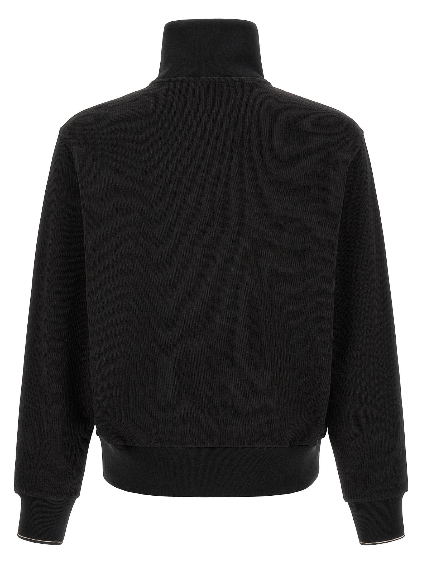 HUGO BOSS Cotton sweatshirt with half zip