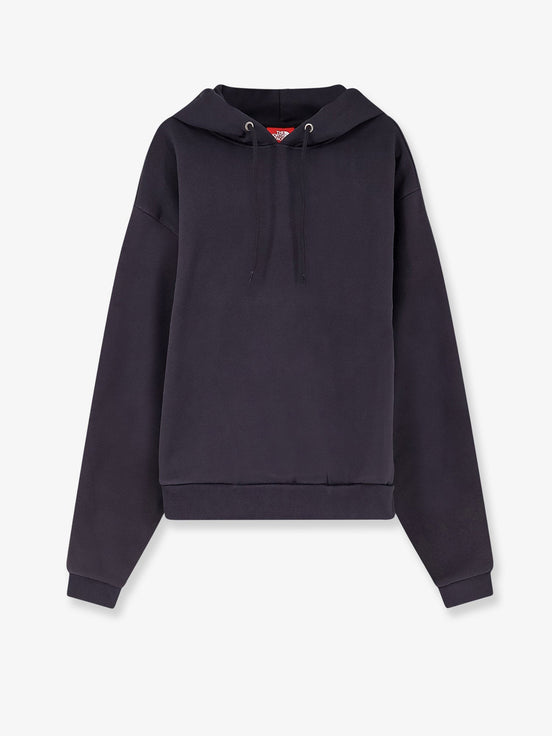 Cotton sweatshirt with hood
