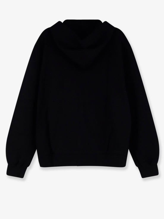 Dolce & Gabbana Cotton sweatshirt with metal logo patch
