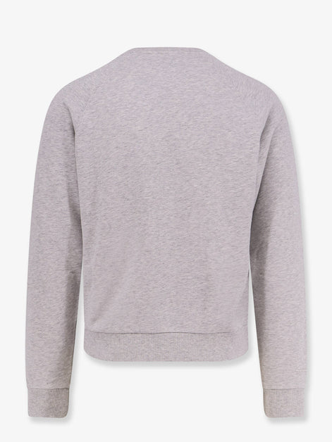 Cotton sweatshirt with multicolor print