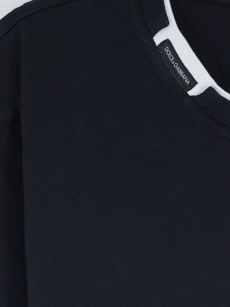 Cotton t-shirt with contrasting profile