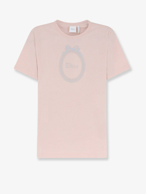 Cotton T-Shirt with Dior Médallion embroidery