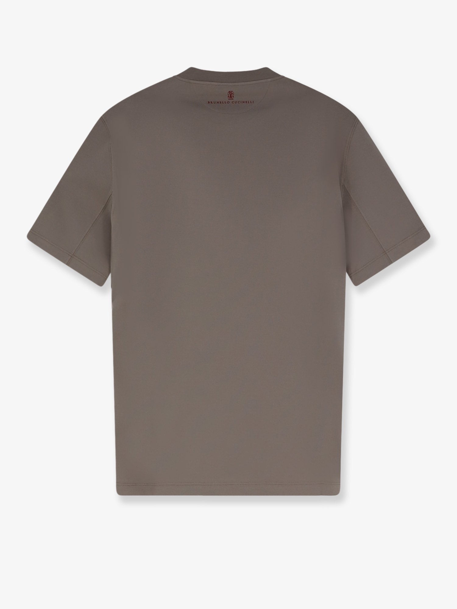 Cotton T-shirt with front embroidery