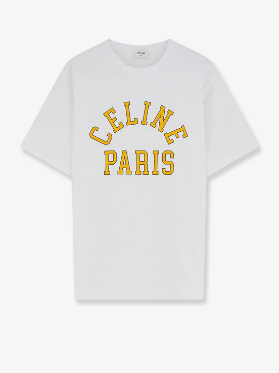 Cotton T-shirt with front logo print
