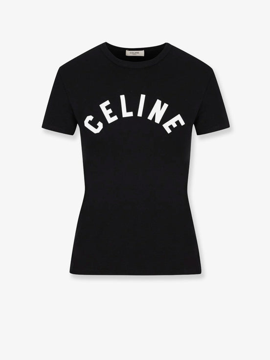 Cotton T-Shirt with front logo print