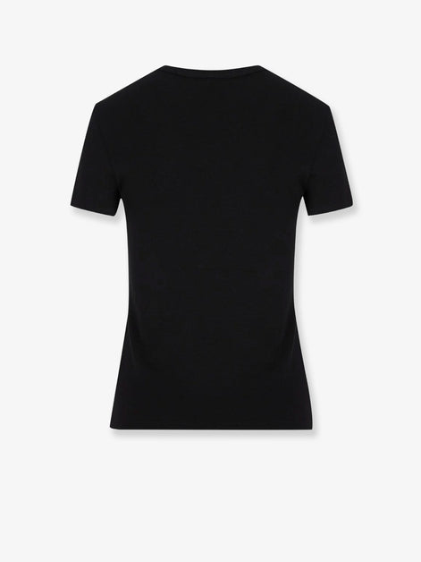 Celine Cotton T-Shirt with front logo print