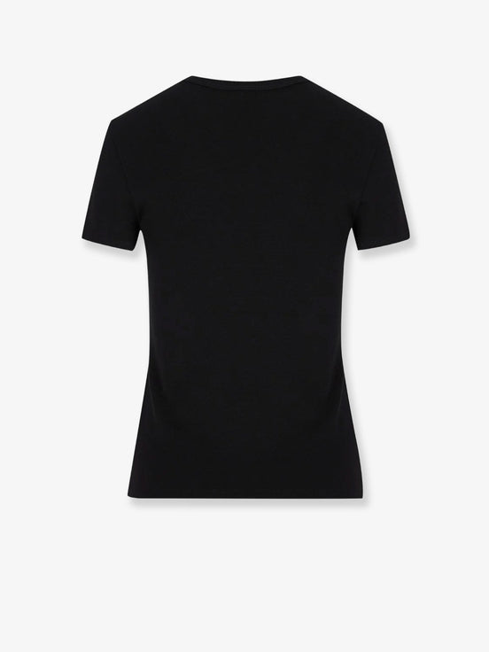 Celine Cotton T-Shirt with front logo print