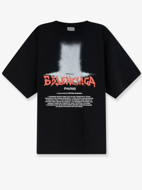 Cotton T-shirt with front logo print