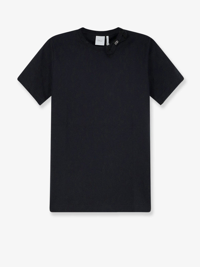 Cotton T-Shirt with grosgrain bow detail
