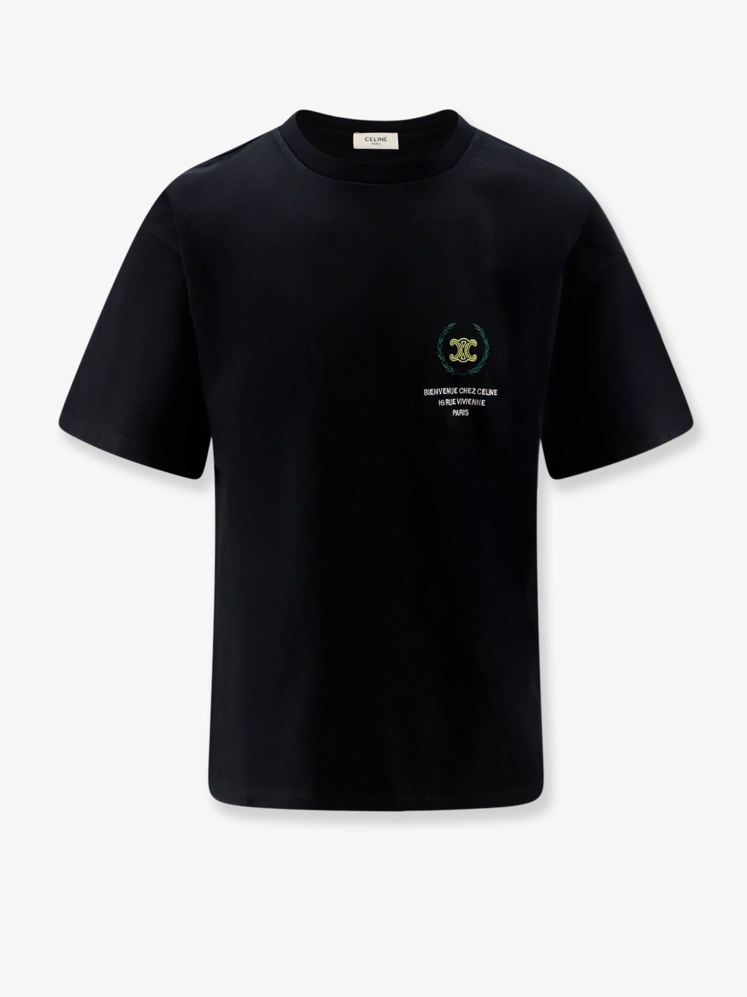 Cotton t-shirt with iconic embroidery