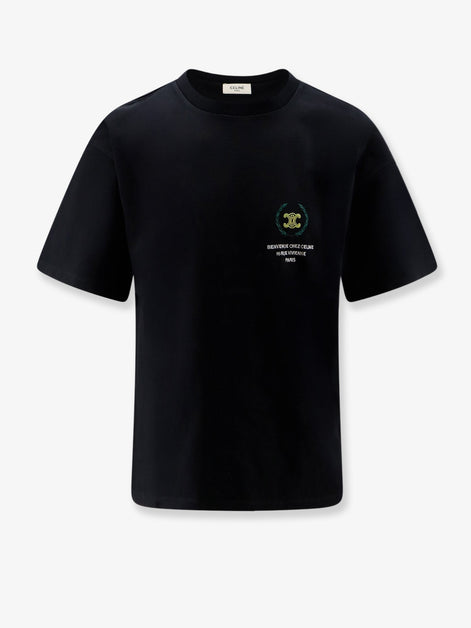 Cotton t-shirt with iconic embroidery